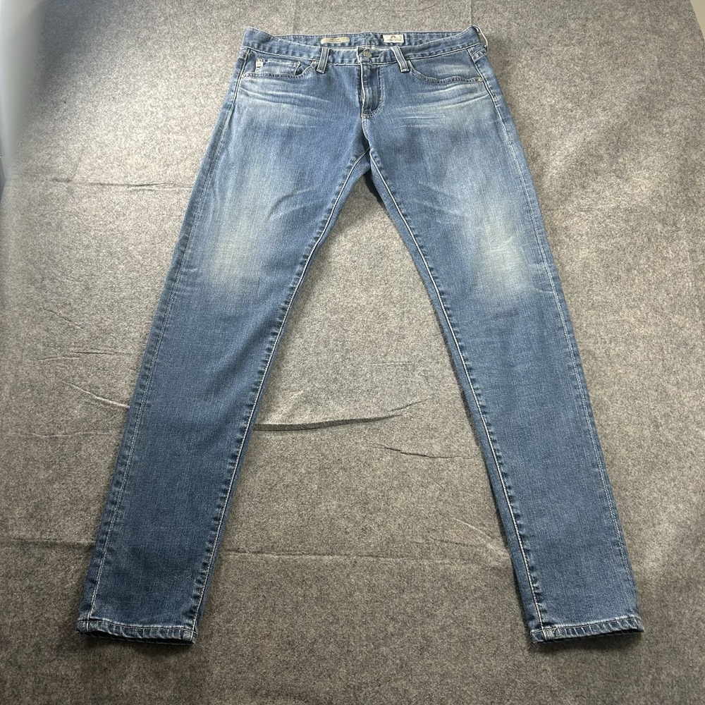 AG Adriano Goldschmied The Nikki Relaxed Skinny Jeans Womens 29 Blue Medium Wash